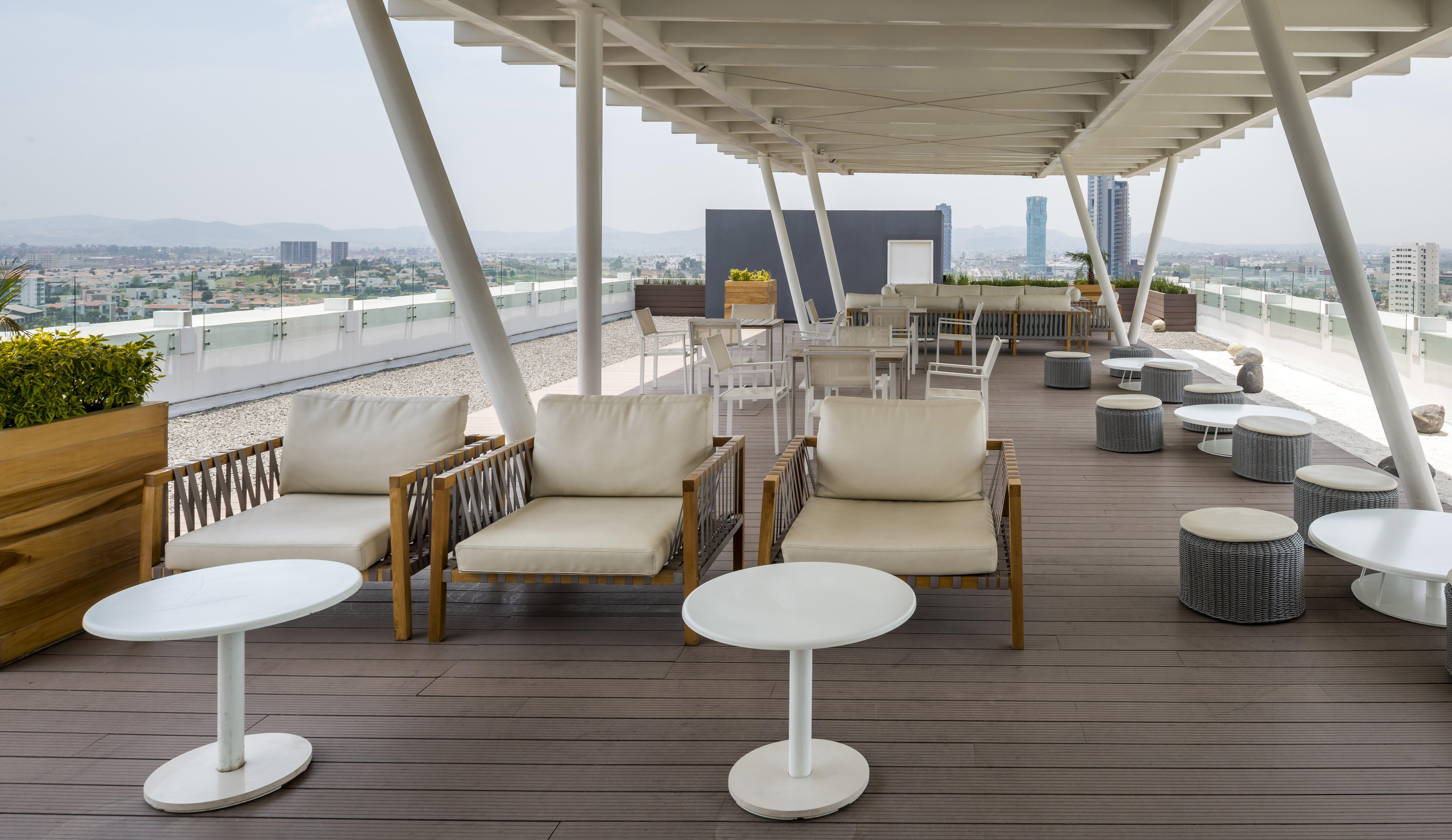 Hotel Camino Real Puebla Angelopolis Extérieur photo Rooftop lounge